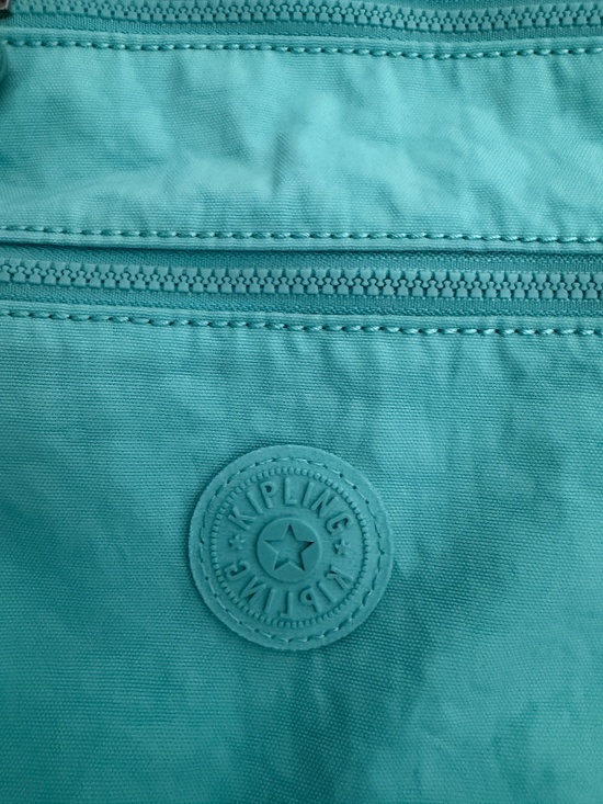 Teal Kipling purse with monkey keychain main image 4